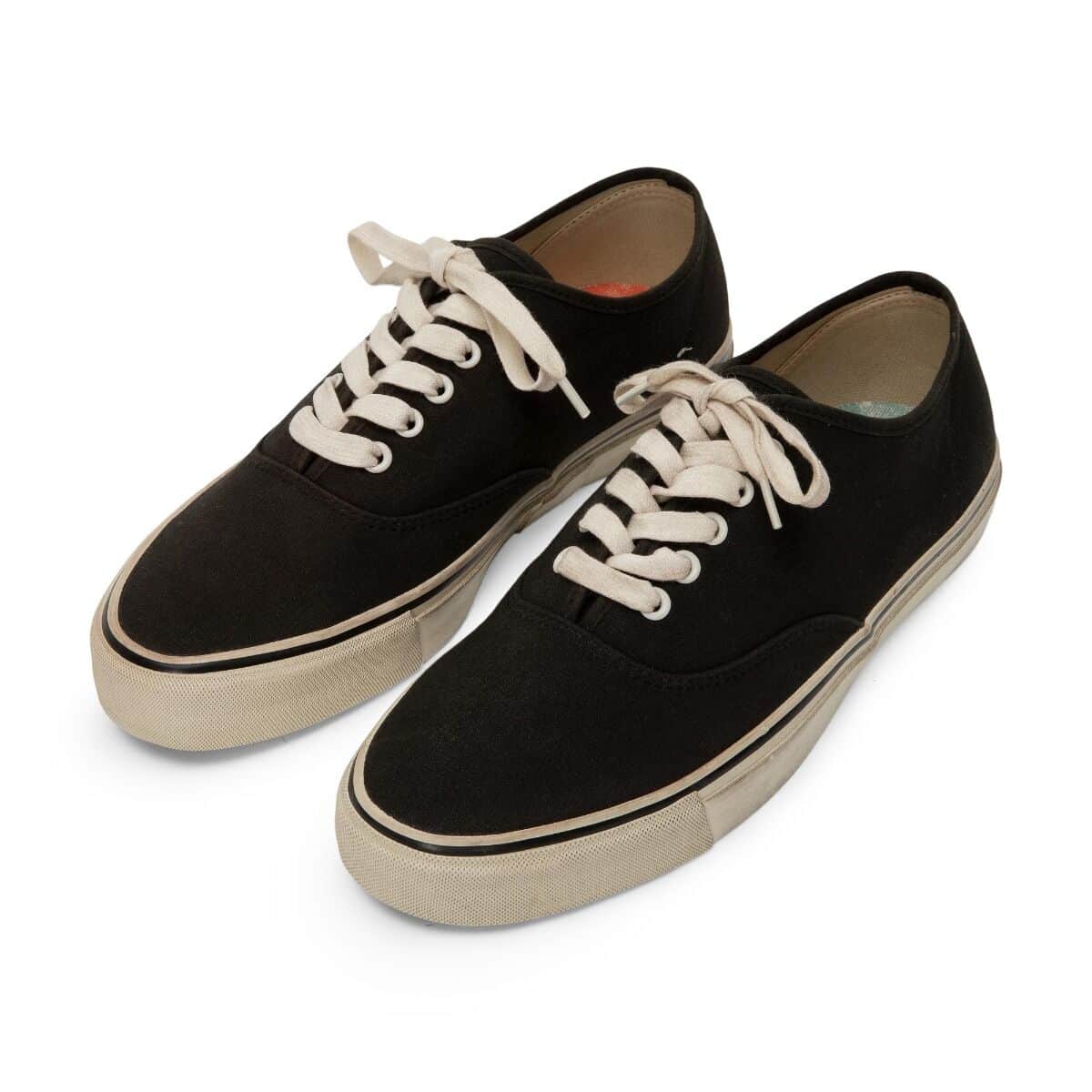 Hood - 1960s C.V. Oxford Sneakers - Black